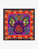 Foulard Aztèque Violet 90 x 90