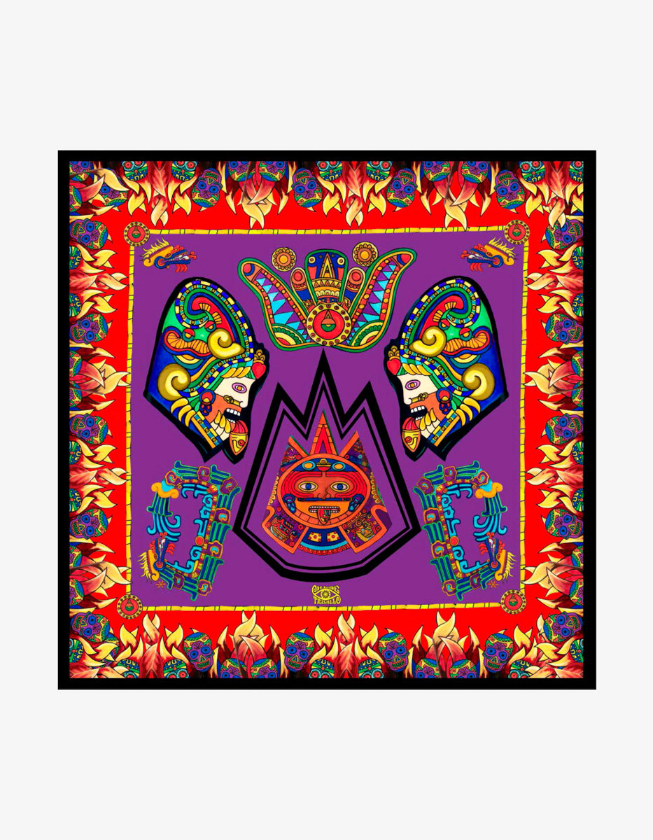 Aztec Purple Foulard