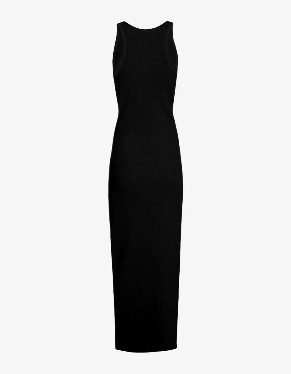 Third Eye Cotton Ribbed Racerback Dress