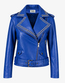 Blouson moto Lune et étoiles