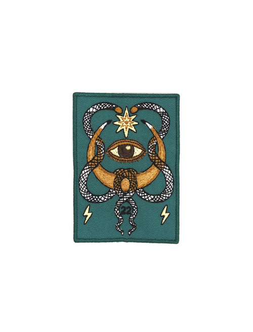 22 Snakes embroidered patch