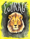 Gravure "Courage" de Chloe Trujillo