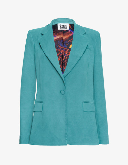 "22" Snake Eye Suede Blazer