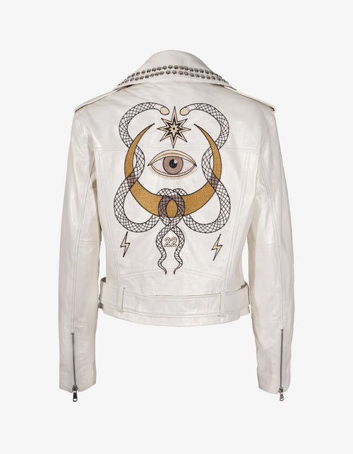 "22" Snake Eye Moto Jacket