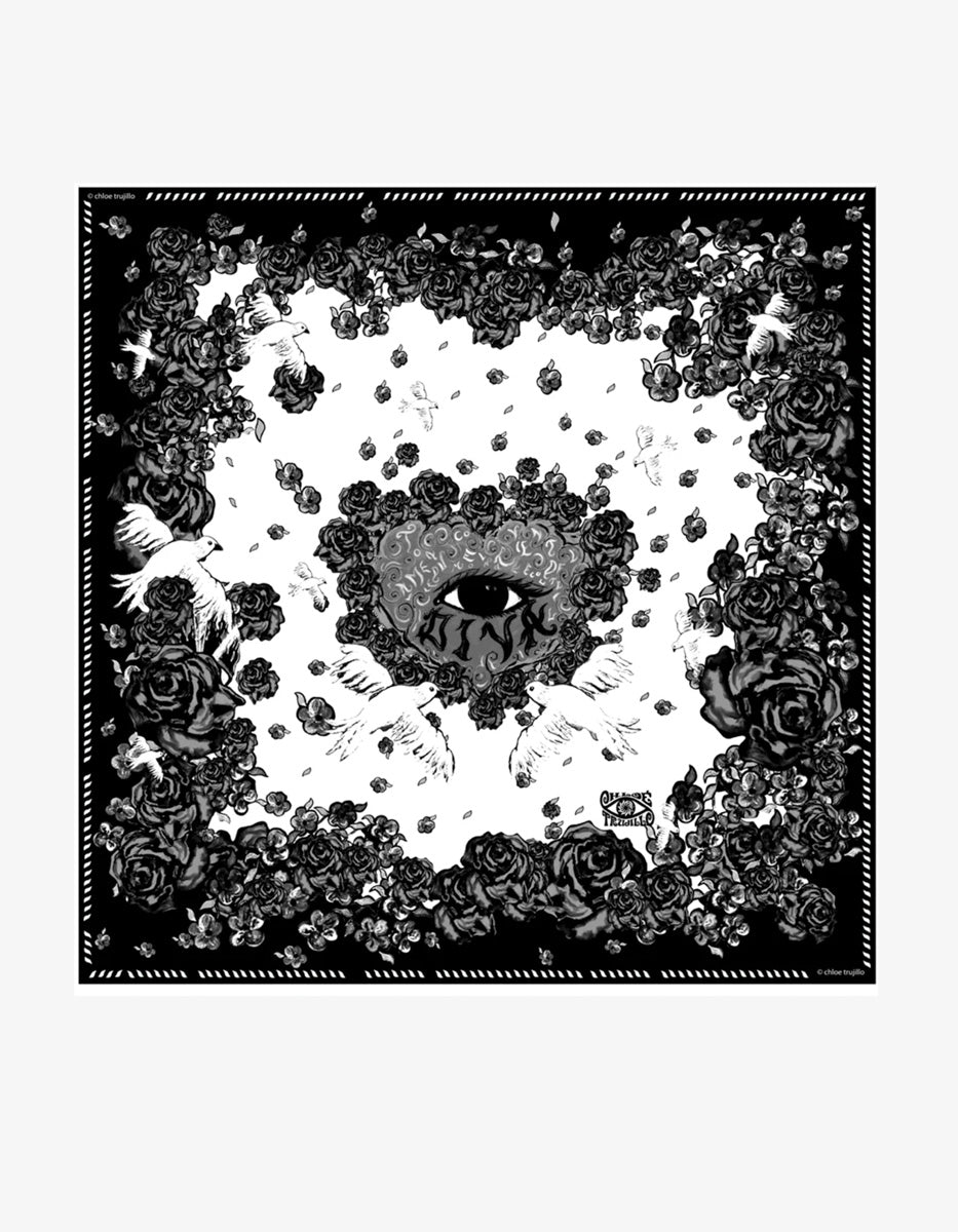 Mystic Black & White Foulard
