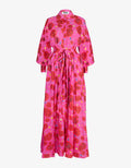 Pink Celestial Emboridered Maxi Dress