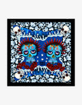 Skulls Blue Foulard