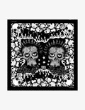 Skulls Black and White Foulard