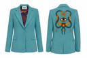 Blazer en daim "Snake Eye" 22