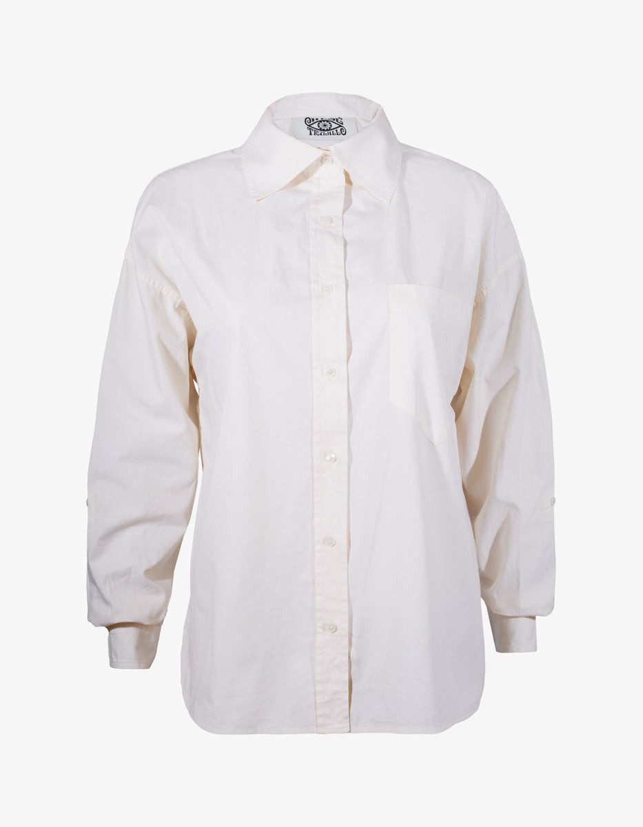 Third Eye Button Down Camp Shirt