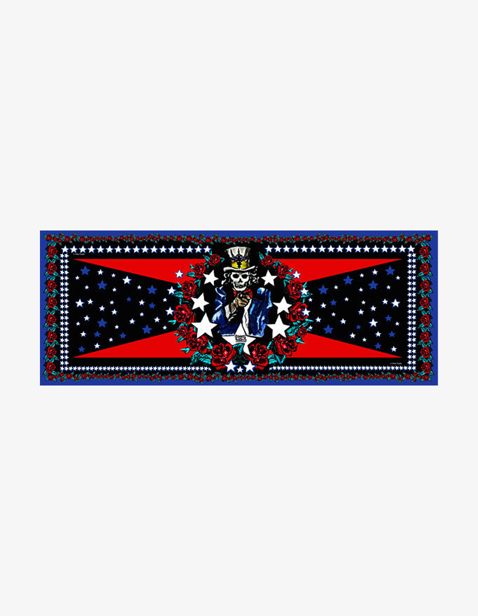 America Black and Red Foulard