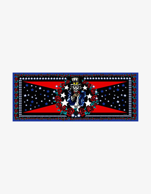 America Black and Red Foulard