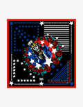 America Black and Red Foulard